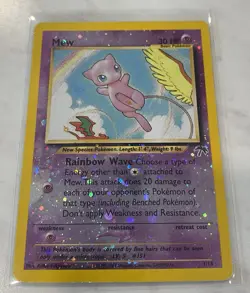 Pokemon Vintage Southern Islands Mew Reverse Cosmos Holo 1/18 - Image 1