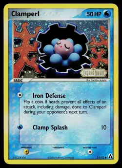 Pokemon Card - Clamperl Legend Maker 51/92 Common Reverse Holo STAMPED - Image 1