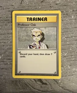 Pokemon Professor Oak 88/102 Base Set Shadowless 1st Edition Uncommon English - Image 1