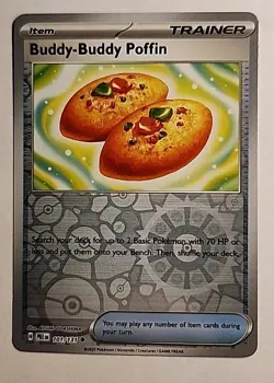Buddy-Buddy Poffin 101/131 Prismatic Evolutions Reverse Holo Pokemon TCG NM - Image 1