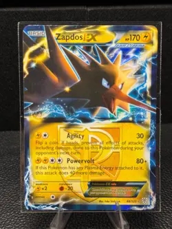 Zapdos EX 48/135 Holo Rare EX Plasma Storm Pokemon Near Mint - Image 1