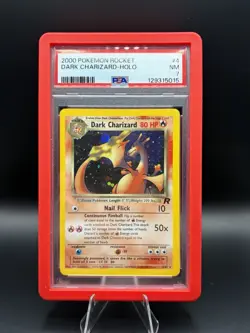 Pokemon TCG Dark Charizard Holo Rare 4/82 PSA 7 W/ Guard🔥 - Image 1
