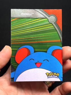 HV15 Marill Holo Foil Heroes & Villains Topps Pokemon TV Animation Series 3 LP - Image 1