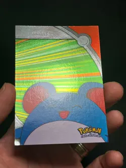 HV15 Marill Holo Foil Heroes & Villains Topps Pokemon TV Animation Series 3 LP - Image 3