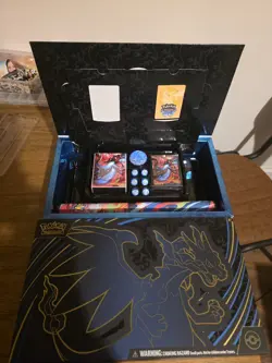 Opened Pokemon TCG Mega Charizard X ex Ultra-Premium Collection UPC - Image 1
