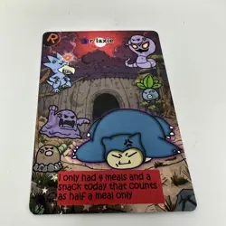 r laxie (Snorlax) #205 - Moon Holo Pokiebubies Rocketbubies Fan Art- Pokemon - Image 3