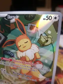 EEVEE 2025 POKEMON SCARLET & VIOLET BLACK STAR PROMO #173 Prismatic Evolutions - Image 2
