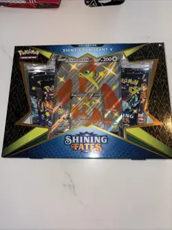 Authentic Pokemon Shining Fates Shiny Cramorant V Collection Box Factory Sealed - Image 1