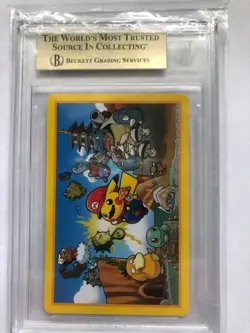2016 POKEMON CENTER MARIO PIKACHU POKER DECK MARIO PIKACHU POKER BGS 10 - Image 2