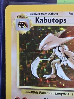 Pokemon Kabutops Fossil 9/62 Holo 1999 English WOTC - Image 4