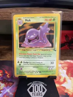 Muk 13/62 Fossil Holo Pokemon - Image 1