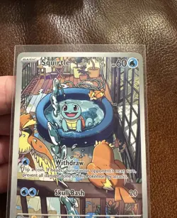 Pokemon TCG Squirtle 148/142 Sv07: Stellar Crown Illustration Rare Near Mint - Image 4