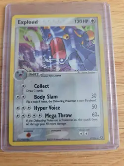 Exploud 3/106 Pokemon 2005 EX Emerald Holo Rare Pokemon TCG LP - Image 1