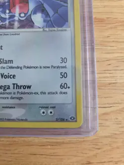 Exploud 3/106 Pokemon 2005 EX Emerald Holo Rare Pokemon TCG LP - Image 3