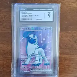 Pokemon Absol ex Ultra Rare Holo SV03 Obsidian Flames 214/197 CGC 9 2023 - Image 1