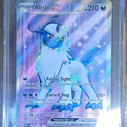 Pokemon Absol ex Ultra Rare Holo SV03 Obsidian Flames 214/197 CGC 9 2023 - Image 4