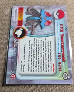 2000 Topps Chrome Pokemon T.V. Tentacruel Holo #73 - Image 2