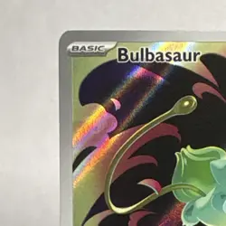 Pokemon Bulbasaur 133/132 Illustration Rare Holo 2025 Mega Evolution Set Stamped - Image 2