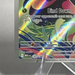 Pokemon Bulbasaur 133/132 Illustration Rare Holo 2025 Mega Evolution Set Stamped - Image 5