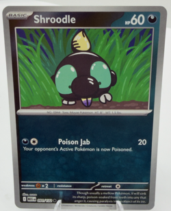 Pokemon TCG - Shroodle 091/132 (RH Reverse Holo) - Mega Evolution Base Set NM - Image 1