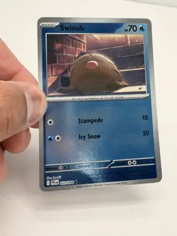 Pokemon TCG-Swinub ME02: Phantasmal Flames 023/094 NM REVERSE HOLO-FAST SHIPPING - Image 1