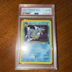 Pokemon Dark Gyarados TCG Prerelease 8/82 PSA 6 - Image 1