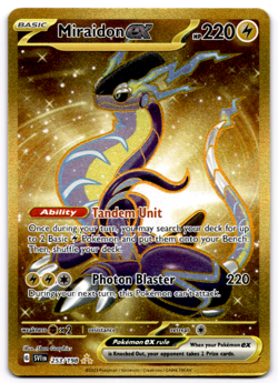 Miraidon ex ⭐ 253/198 Holo Hyper Rare Scarlet & Violet 2023 Pokemon NM - Image 1