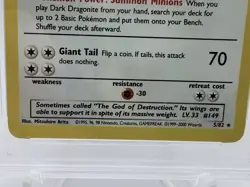Pokemon Dark Dragonite Holo 1st Edition Team Rocket 5/82 PSA 9 MINT - Image 5