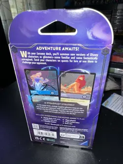 Disney Lorcana First Chapter Starter Deck Sealed Cinderella Simba - First Print - Image 2