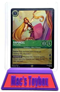 Disney Lorcana Rapunzel - High Climber 101/204 Reign of Jafar Cold Foil NM - Image 1