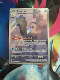 Aurorus ILLUSTRATION RARE 092/088 Pokemon Card Perfect Order - PACK FRESH - Image 1