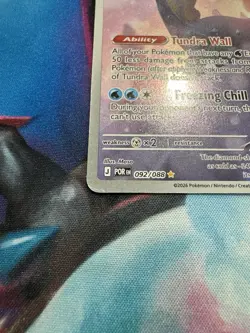 Aurorus ILLUSTRATION RARE 092/088 Pokemon Card Perfect Order - PACK FRESH - Image 3