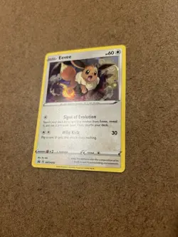 🌀Eevee SWSH042 SWSH: Sword & Shield Promo Cards Holo WITH SWIRL!! 🌀 - Image 3