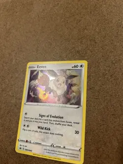 🌀Eevee SWSH042 SWSH: Sword & Shield Promo Cards Holo WITH SWIRL!! 🌀 - Image 4