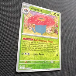 Pokemon Card Vileplume Scarlet & Violet Reverse Holo Rare 045/165 Near Mint - Image 2