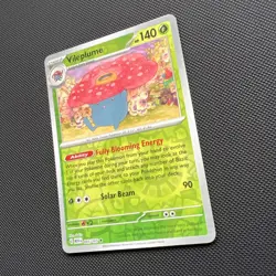 Pokemon Card Vileplume Scarlet & Violet Reverse Holo Rare 045/165 Near Mint - Image 3