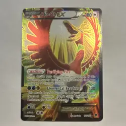 Pokemon Ho-Oh EX Full Art Ultra Rare Holo Card Breakpoint 121/122 180 HP - Image 1