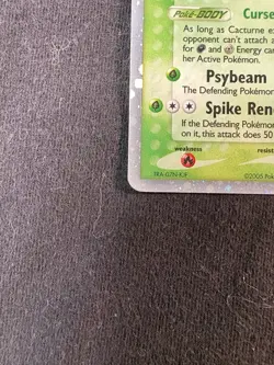 Pokemon Cacturne ex 91/106 EX Emerald Holo Rare Stage 1 110HP 2005 Card - Image 4