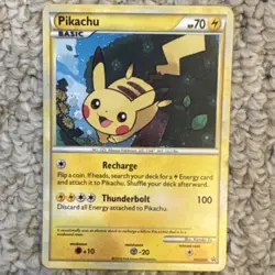 Pokemon TCG Pikachu HGSS HGSS03 Basic Regular 2010 HP70 Card - Image 1