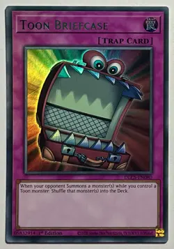 Toon Briefcase DLCS-EN080 (NM) GREEN Ultra Rare 1st Edition Yu-Gi-Oh! Card TCG - Image 1