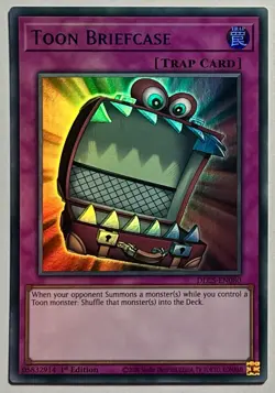 Toon Briefcase DLCS-EN080 (NM) BLUE Ultra Rare 1st Edition Yu-Gi-Oh! Card TCG - Image 1