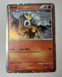 Entei HGSS20 Promo Heart Gold Soul Silver Pokemon TCG Card Holo Foil HP - Image 1
