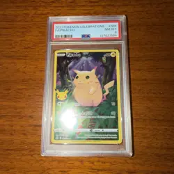 Pokemon Pikachu TCG Celebrations Holo Full Art Rare Card 005/025 PSA 8 - Image 1