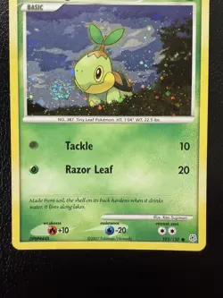 Turtwig Cosmos Holo Pokemon League & Championship Card Promo 103/130 W/Swirl🌀 - Image 3