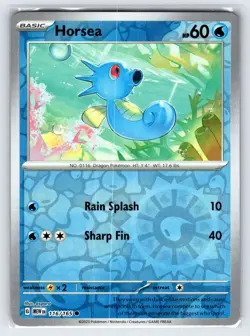 Horsea 116/165 2023 S&V Pokemon 151 Set Pokemon Card Reverse Holo - Nm - Image 1