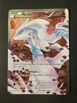 2013 Pokemon Reshiram LEGENDARY TREASURES RC22/RC25 Radiant Collection - Image 1