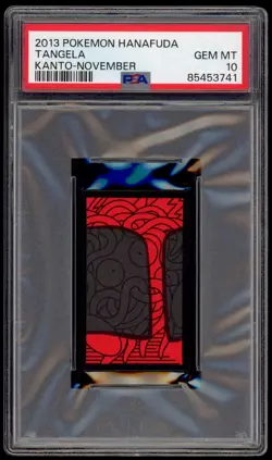 2013 PSA 10 Gem Mint Tangela Kanto November Hanafuda Pokemon Card Japanese - Image 1