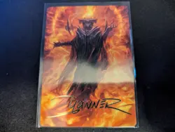 MTG Magic the Gathering Signed Art Series Sauron, the Dark Lord LTR! - Image 1