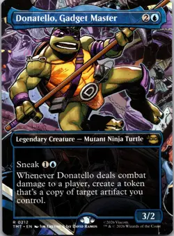 Donatello, Gadget Master (Borderless) R Teenage Mutant Ninja Turtles 212 NM - Image 1