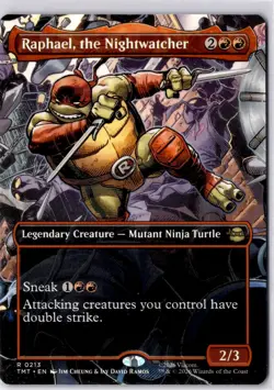 Raphael, the Nightwatcher (Borderless) TMNT Regular NM R 0213 - Image 1